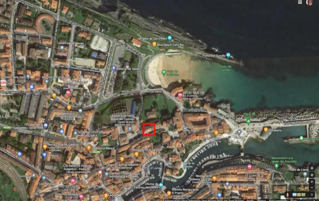 Babilonia, Apartamento En Llanes Tranquilo Y Centrico A 150M De La Playa Del Sablon Luaran gambar